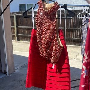 Sherri Hill Size 4 Halter Dress